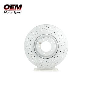 Kit de Freinage Complet Jaune Vif : Étriers Monobloc en Fer à 10 et 4 Pistons pour Modèles Porsche - Product Image 1