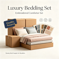 Ensemble de literie imprimé de luxe de haute qualité, linge de lit en microfibre premium, prix compétitif direct usine, vente en gros en vrac