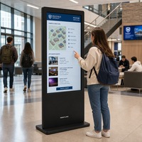 Kiosque d'information éducatif à écran tactile de 55 pouces, terminal de répertoire des campus