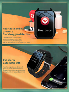 Producto en Tendencia 2026: Reloj Inteligente con Detección de Frecuencia Cardíaca 24 <span class=keywords><strong>Horas</strong></span>, SOS, Ubicación GPS y Base de Conexión TCP/IP para Sistema de Salud de Personas Mayores - Product Image 4