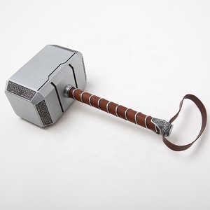 Marteau de <span class=keywords><strong>Thor</strong></span> <span class=keywords><strong>Marvel</strong></span> 44,5 cm 4 kg, accessoire de cosplay unisexe, pour décoration, collection, jouet pour les fans de Comic Con - Product Image 4