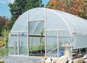 Invernadero de Jardín Tipo Túnel Moderno de Doble Puerta de PC de 6x3x2m con Estructura Metálica Galvanizada, Fácil de Montar, para Cultivo Hidropónico - Product Image 6