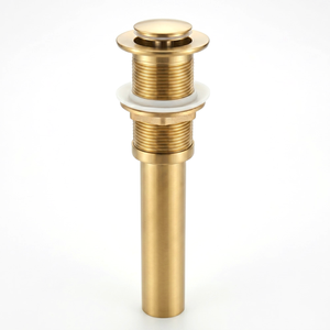 Desagüe de Lavabo Moderno G de 1-1/4 Pulgadas, de Acero Inoxidable Cromado, Anticorrosión, Ecológico, para <span class=keywords><strong>Bañera</strong></span>, Baño, Exterior, Hotel - Product Image 1