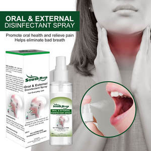 Nouvelle vente chaude Portable 60ml Cool Fruit Saveur Parfum Haleine Fraîche Bouche Spray Fissuré Langue Apaisant Spray Pour Les Soins Buccaux - Product Image 6