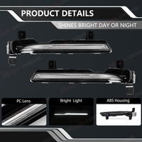 Feux de jour à LED DRL pour Porsche 718 2017-2022, en stock, pour pare-chocs avant, clignotants, feux antibrouillard