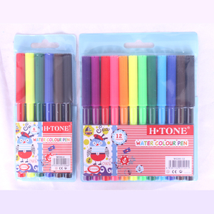 Custom di alta qualità arte disegno pennarello scuola forniture cancelleria 6/12/18/24 colori punta acquerello penne penne per bambini - Product Image 1
