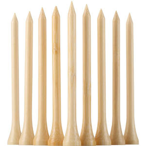 ทีกอล์ฟไม้ไผ่สีธรรมชาติ Passen ขนาด 42/54/70/83 มม. ตัวเลือกความยาว 70 มม. เหมาะสำหรับเป็นของขวัญในโอกาสต่างๆ - Product Image 1