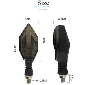 Moto Flèche <span class=keywords><strong>Clignotant</strong></span> <span class=keywords><strong>Clignotant</strong></span> Moto Pause Arrêt Queue Turning Light Indicateur Led Lumière Clignotants - Product Image 5