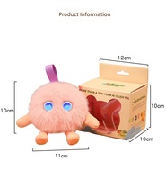 Jouet en peluche intelligent AI avec yeux bleus lumineux, rappel de traduction, météo, blagues, racontes-histoires, chant, bracelet de poignet, 8 couleurs, cadeau 2.4G