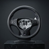 Volant en cuir style LCI M3 amélioré, compatible avec BMW M3 E90 E91 E92 E93 E70 E71 E72 E89 E86 E84 E85 E93 E87 E88 328i X5