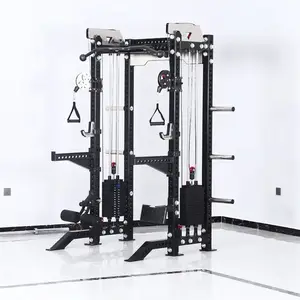 High-Quality Multi Functional Fitness Equipment Smith Machine Mutli Function Station Functional Trainer Gym Machine