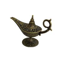 Aladdin lamba tasarım Censer çinko alaşım Mini tütsü brülör Retro dileğiyle lamba dekorasyon süs Metal sanat ve el sanatları kitleri