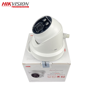 Caméra réseau tourelle fixe Hikvision originale <span class=keywords><strong>DS</strong></span>-<span class=keywords><strong>2CD2346G2</strong></span>-ISU/SL 4 MP AcuSense avec lumière stroboscopique et avertissement sonore, audio bidirectionnel - Product Image 1