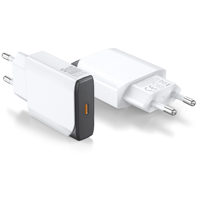 Chargeur mural ultra-fin HNT OEM ODM 30W Type-C, prise EU, adaptateur d'alimentation SCP, protection contre les surcharges pour les téléphones mobiles iPhone Samsung