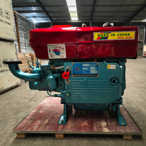 Moteur diesel monocylindre refroidi par eau Tengka 18 CV 20 CV 22 CV 24 CV 25 CV pour l'agriculture et la marine - Product Image 1