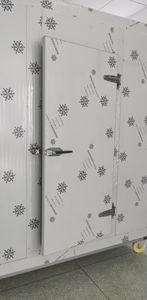 Acciaio inossidabile e portello scorrevole manuale PU sale celle frigorifere facile <span class=keywords><strong>da</strong></span> usare 50mm 150mm di costruzione del pannello - Product Image 5