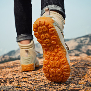 Bottes de randonnée légères unisexes pour l'extérieur, résistantes à l'usure, respirantes, imperméables, design camouflage, chaussures de randonnée en montagne - Product Image 2