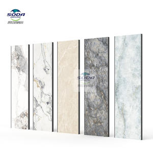 رف عرض حديث قوي وقابل للتخصيص للبلاط والرخام، أرفف معدنية/خشبية، طلاء 300C مقاوم للصدأ، سهل التجميع - Product Image 1