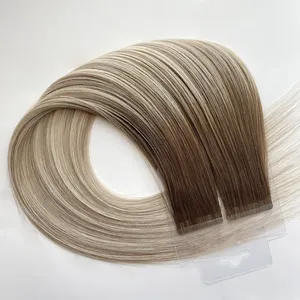 2024 New Arrival Virgin Cuticle Aligned Double Drawn Russian Seamless Injection Tape Human Hair Extension