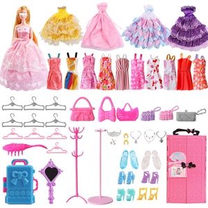 Oferta Especial: Set de Accesorios para Muñecas de Princesa, Armario de Vestir para Niñas, Traje de Boda, Juguete de Vestir para Muñecas, Caja de Regalo - Product Image 6