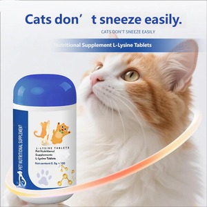 <span class=keywords><strong>L</strong></span>-<span class=keywords><strong>Lysine</strong></span> pour chats : Complément alimentaire exclusif pour le soin de <span class=keywords><strong>l</strong></span>'herpès félin, comprimés pour animaux de compagnie, renforce <span class=keywords><strong>l</strong></span>'immunité, absorption rapide, suppléments nutritionnels pour la santé des chats - Product Image 6
