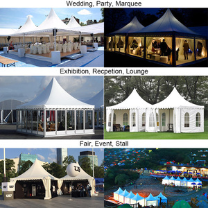 China Factory Waterproof Portable Outdoor All Seasons 10x15m Aluminum <b>Canopy</b> <b>Tent</b> - Product Image 4