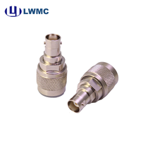 Adaptateur LWMC N mâle vers BNC femelle 1.2 MAX VSWR plaqué or DC vers RF 3 GHz