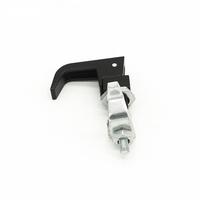 Poignée de levage de porte de camion de type boîte industrielle, serrure à compression, arrêt de l'écartement, réglable, en alliage de zinc, serrure de levage et de rotation, petit panneau de serrure