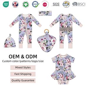Ensemble de pyjamas pour filles, imprimé floral, style princesse, volants, nœud, dentelle, doux, en bambou, manches longues, fermeture à boutons, deux pièces, vêtements de détente - Product Image 2