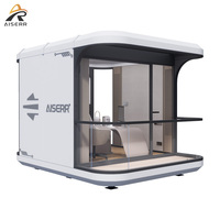 Maison mobile modulaire en conteneur détachable Maison mobile préfabriquée Maison préfabriquée de luxe Maison à capsule économique Petite maison