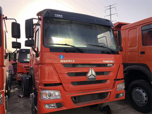 รถบรรทุกหัวลากมือสอง Sinotruk Euro2 ดีเซล 6x4 พวงมาลัยซ้าย HOWO 10 ล้อ รับน้ำหนัก 21-30 ตัน 371 แรงม้า กล้องมองหลัง 360 องศา - Product Image 2