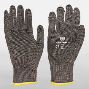 ถุงมือป้องกันการตัดลวดสแตนเลส A6ป้องกันการตัดมีการป้องกันการตัดสูง - Product Image 3