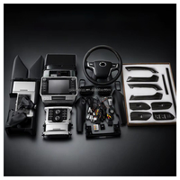 Kit de modernisation intérieure style 2018 pour Toyota Prado LC150 FJ150 2010-2017 – Ensemble de conversion de garniture de tableau de bord pour transformation de l'ancien au nouveau look