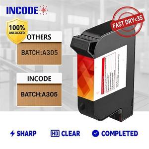 Cartuccia INCODE 12.7mm TIJ digitale per stampante a getto d'inchiostro portatile a solvente ad asciugatura rapida, compatibile <span class=keywords><strong>HP</strong></span> 42ml, anti-intasamento - Product Image 1