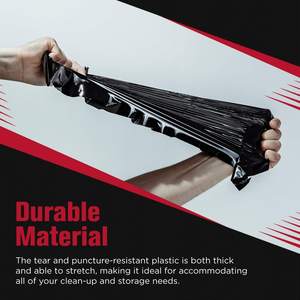 Heavy Duty Black HDPE Plastic Garbage <strong>Bags</strong> for <strong>Wheelie</strong> <strong>Bin</strong> - Product Image 5