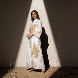 Robe Abaya en Polyester Brodé de Luxe Premium pour Femmes Musulmanes, Fournisseur en Gros de Vêtements Modestes Personnalisés - Product Image 2