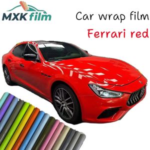 Vinilo Adhesivo Rojo para Automóviles, Rollo de Vinilo de 1.52*18m, Vinilo Elástico sin Burbujas - Product Image 1