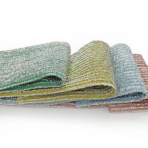 Hochdichte Gestreifte Scheuerpads für Geschirrspülen - Produktionsstoffrolle - Product Image 2