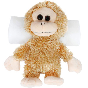 1178 bán buôn ODM OEM nhà máy sơ sinh chút Vàng khỉ Thú nhồi bông đồ chơi sang trọng màu vàng Khỉ đồ chơi sang trọng với khăn tắm - Product Image 4