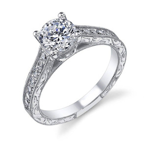 Anello Traforato Vintage per Donne, Stile Elegante e Lussuoso, Accessorio per Feste e Matrimoni, Idea Regalo - Product Image 1