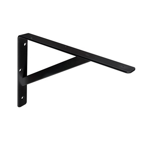 Soporte de estante de Metal flotante, resistente, negro, Industrial - Product Image 1