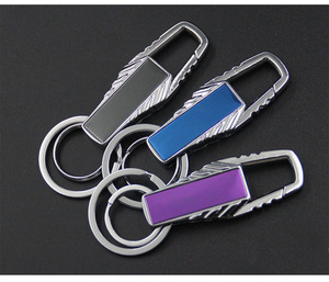 Llavero de Metal con Placa de Matrícula Grabada con Logotipo Láser Personalizado, Hebilla para Cinturón, Regalo Promocional Creativo para Hombres de Negocios - Product Image 6