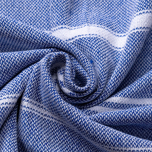 Striped Turkish Beach Towel 200x200Cm Cotton Quick Dry With Tassels Square Soft Absorbent <b>Bath</b> Towel For Beach - Product Image 4