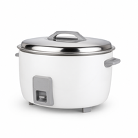 Cuiseur à riz commercial à tambour, gamme 3,6L-10L, 5 tailles, cuiseur électrique industriel 1250W-2900W pour restaurant, cantine, hôtel