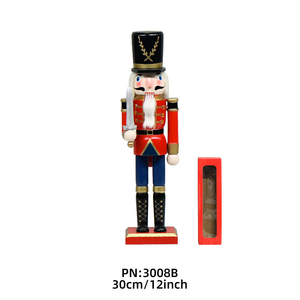 Figurines de soldats <span class=keywords><strong>casse</strong></span>-noisettes en bois, tambourins et baguetons, assortiment en gros pour la décoration de table de Noël et de la maison - Product Image 5
