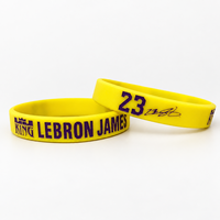Bracelet d'événement personnalisable avec logo sur mesure, bracelet en silicone promotionnel imperméable
