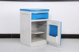 <span class=keywords><strong>Table</strong></span> <span class=keywords><strong>de</strong></span> <span class=keywords><strong>chevet</strong></span> d'hôpital en plastique ABS <span class=keywords><strong>de</strong></span> haute qualité avec tiroirs <span class=keywords><strong>de</strong></span> couleur grise au design moderne pour un grand espace <span class=keywords><strong>de</strong></span> rangement à usage médical - Product Image 2