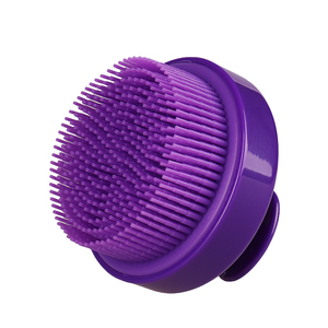 Brosse exfoliante en silicone pour le corps, exfoliant dorsal, brosse de nettoyage pour la douche, brosses de bain vertes - Product Image 3