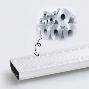 Barre d'espacement moderne en aluminium pour inserts de portes vitrées à double vitrage et verre isolant pour fenêtres - Product Image 3