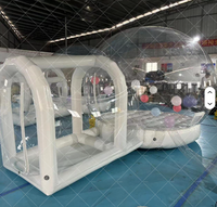 Bulle transparente en PVC sans tunnel, tente de camping gonflable pour enfants